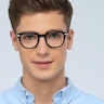 Quazar Black AcetateEyeglass Frames for Men from EyeBuyDirect