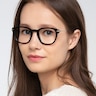 Quazar Black AcetateEyeglass Frames for Women from EyeBuyDirect
