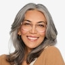 Quazar Clear Acetate-metalEyeglass Frames for Women from EyeBuyDirect