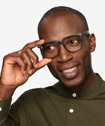 Black Piano -  Geek Plastic Eyeglasses