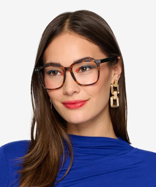 Piano Tortoise PlasticEyeglass Frames for Women from EyeBuyDirect