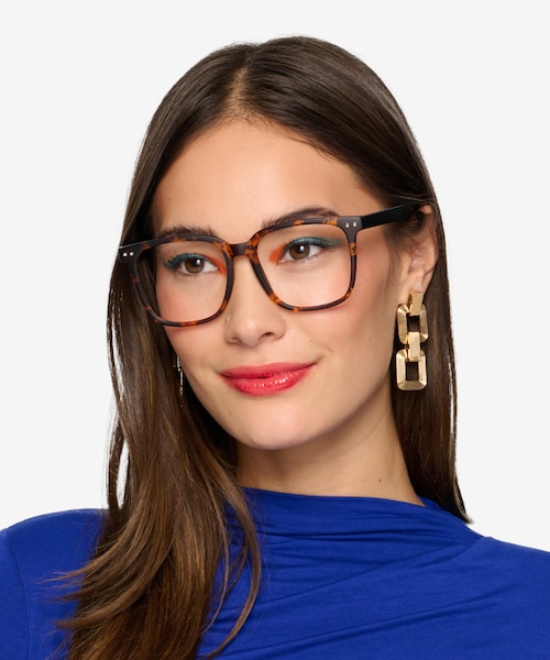 Piano Tortoise PlasticEyeglass Frames for Women from EyeBuyDirect