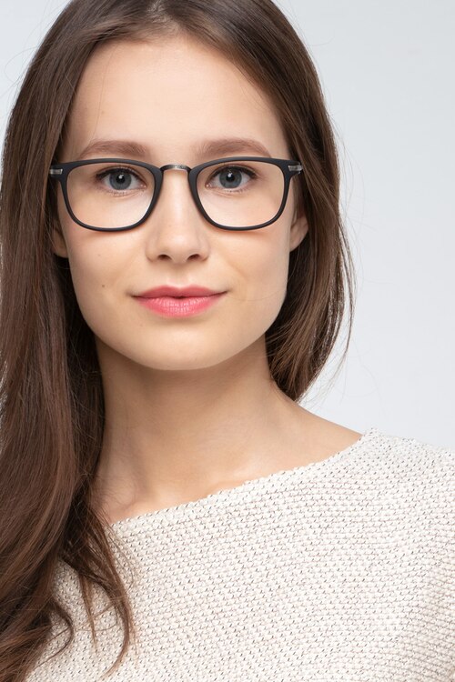 Catcher Black Plastic-metalEyeglass Frames for Women from EyeBuyDirect