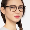 Lyric Brown PlasticEyeglass Frames for Women from EyeBuyDirect