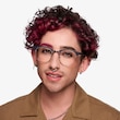 Borderline Gray Acetate, MetalEyeglass Frames for Men from EyeBuyDirect