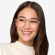 Chillax Clear MetalEyeglass Frames for Women from EyeBuyDirect