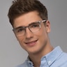 Ghostwriter Clear Blue Plastic-metalMontures de lunettes de vue pour Hommes d'EyeBuyDirect
