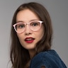 Lightworks Pink Plastic-metalEyeglass Frames for Women from EyeBuyDirect