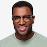 Alba Tortoise Acetate-metalEyeglass Frames for Men from EyeBuyDirect