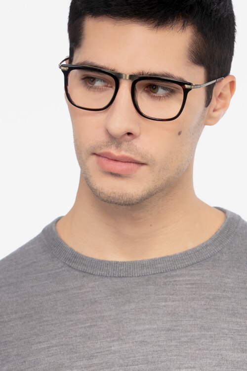 Kompa Tortoise Acetate-metalEyeglass Frames for Men from EyeBuyDirect