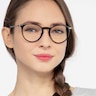 Iris Noir AcétateMontures de lunettes de vue pour Femmes d'EyeBuyDirect