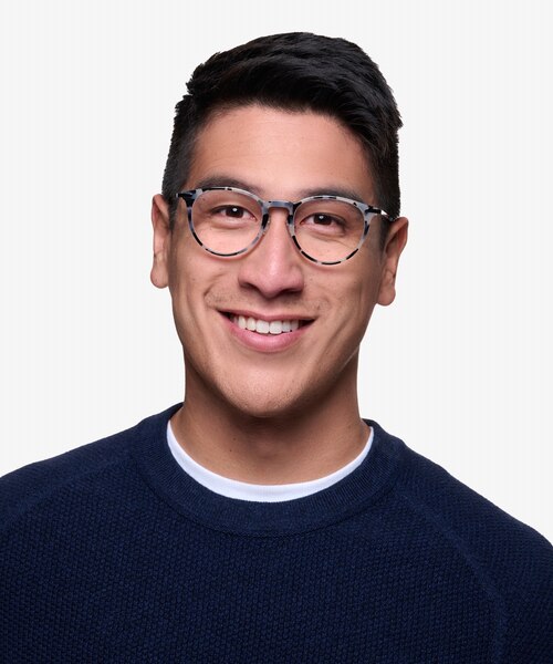 Iris Ivory Tortoise Acetate-metalEyeglass Frames for Men from EyeBuyDirect