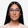 Iris Ivory Tortoise Acetate-metalEyeglass Frames for Women from EyeBuyDirect