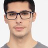 Marvel Bleu Acetate-metalMontures de lunettes de vue pour Hommes d'EyeBuyDirect
