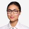 Marvel Black Acetate-metalEyeglass Frames for Women from EyeBuyDirect