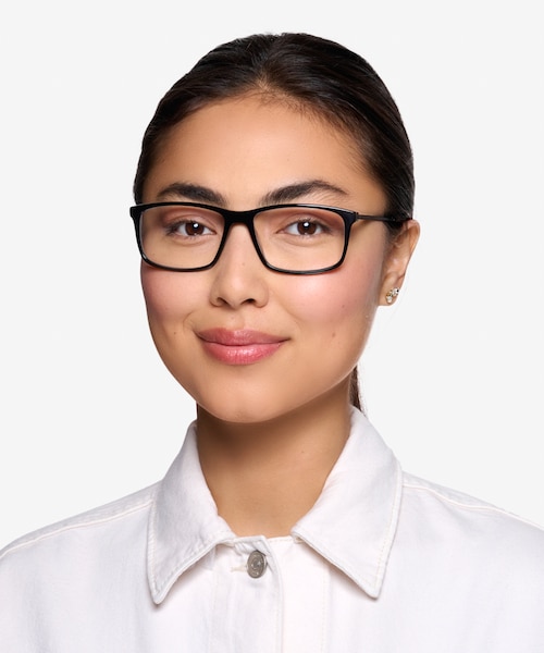 Marvel Black Acetate, MetalEyeglass Frames for Women from EyeBuyDirect
