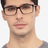 Marvel Brown Acetate-metalEyeglass Frames for Men from EyeBuyDirect
