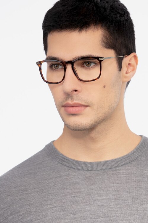 Glory Tortoise Acetate-metalEyeglass Frames for Men from EyeBuyDirect