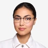 Relive Black Silver Acetate-metalMontures de lunettes de vue pour Femmes d'EyeBuyDirect