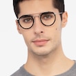 Architect Black Silver Acetate, MetalEyeglass Frames for Men from EyeBuyDirect