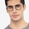 Architect Black Silver Acetate-metalEyeglass Frames for Men from EyeBuyDirect
