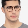 Terminal One Tortoise Bronze Acetate-metalEyeglass Frames for Men from EyeBuyDirect