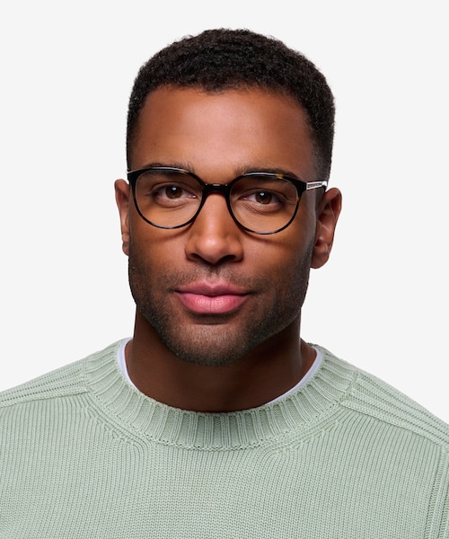 Lucy Tortoise Acetate, MetalEyeglass Frames for Men from EyeBuyDirect