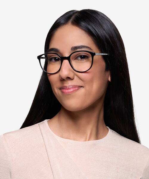 Black Lucy -  Acetate-metal Eyeglasses