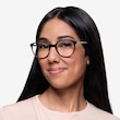 Lucy Black Acetate, MetalEyeglass Frames for Women from EyeBuyDirect