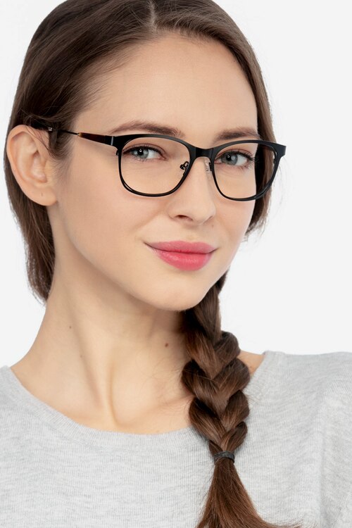 Nightfall Black AcetateEyeglass Frames for Women from EyeBuyDirect