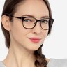Nightfall Black AcetateEyeglass Frames for Women from EyeBuyDirect