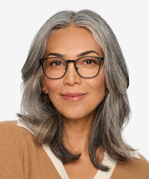 Resonance Black Acetate, MetalEyeglass Frames for Women from EyeBuyDirect