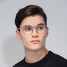 Resonance Gunmetal Acetate-metalEyeglass Frames for Men from EyeBuyDirect