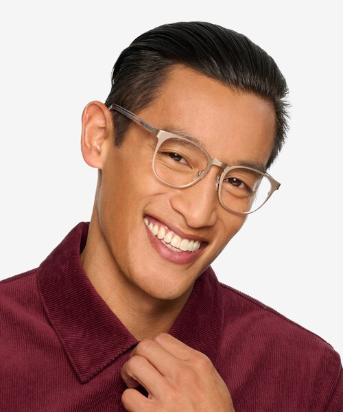 Resonance Rose Gold Acetate-metalEyeglass Frames for Men from EyeBuyDirect