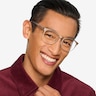 Resonance Rose Gold Acetate-metalEyeglass Frames for Men from EyeBuyDirect