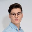 Era Brown Striped Acetate, MetalEyeglass Frames for Men from EyeBuyDirect