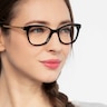 Ripple Black Acetate-metalEyeglass Frames for Women from EyeBuyDirect