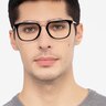 Guild Black AcetateEyeglass Frames for Men from EyeBuyDirect