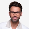 Martini Écailles Acetate-metalMontures de lunettes de vue pour Hommes d'EyeBuyDirect