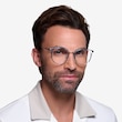 Hollie Blue Plastic, MetalEyeglass Frames for Men from EyeBuyDirect