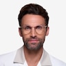 Dazzle Rose Acetate-metalMontures de lunettes de vue pour Hommes d'EyeBuyDirect