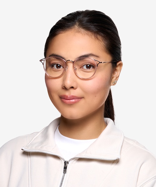 Dazzle Pink Acetate, MetalEyeglass Frames for Women from EyeBuyDirect