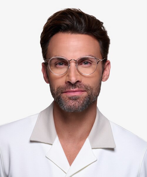Dazzle Clear Acetate-metalEyeglass Frames for Men from EyeBuyDirect