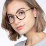 Beyond Tortoise Acetate-metalEyeglass Frames for Women from EyeBuyDirect