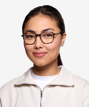 Tortoise The Fan -  Lightweight Acetate Eyeglasses