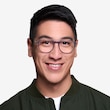 The Fan Gray Acetate, MetalEyeglass Frames for Men from EyeBuyDirect