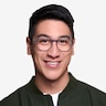 The Fan Gris Acetate-metalMontures de lunettes de vue pour Hommes d'EyeBuyDirect