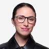 The Fan Noir Acetate-metalMontures de lunettes de vue pour Femmes d'EyeBuyDirect