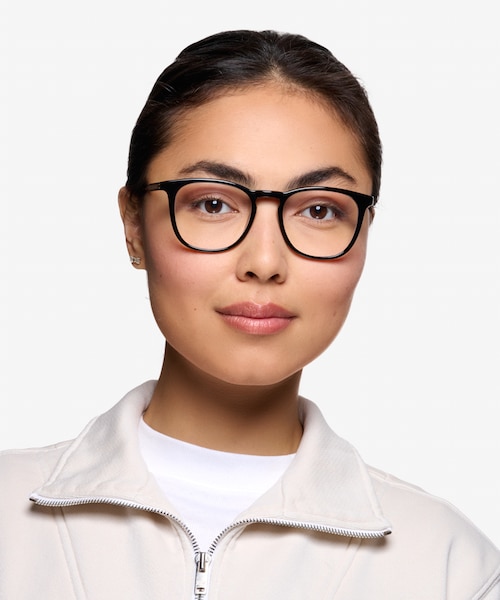 Vinyl Black Acetate, MetalEyeglass Frames for Women from EyeBuyDirect
