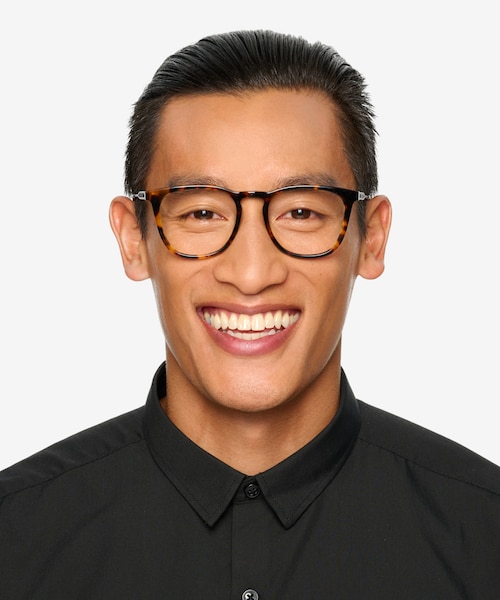Vinyl Tortoise Acetate, MetalEyeglass Frames for Men from EyeBuyDirect
